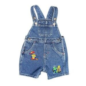 Vintage Carter's Baby Overall Shorts 6-9 Months